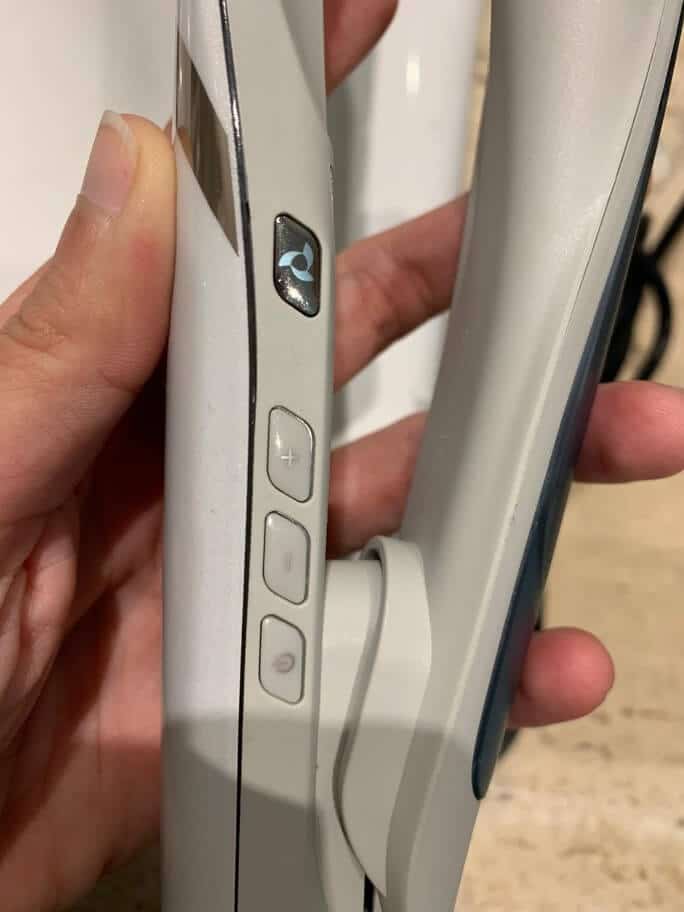 2 Hydraluxe PRO S9001 3 Controles de plancha de pelo a vapor