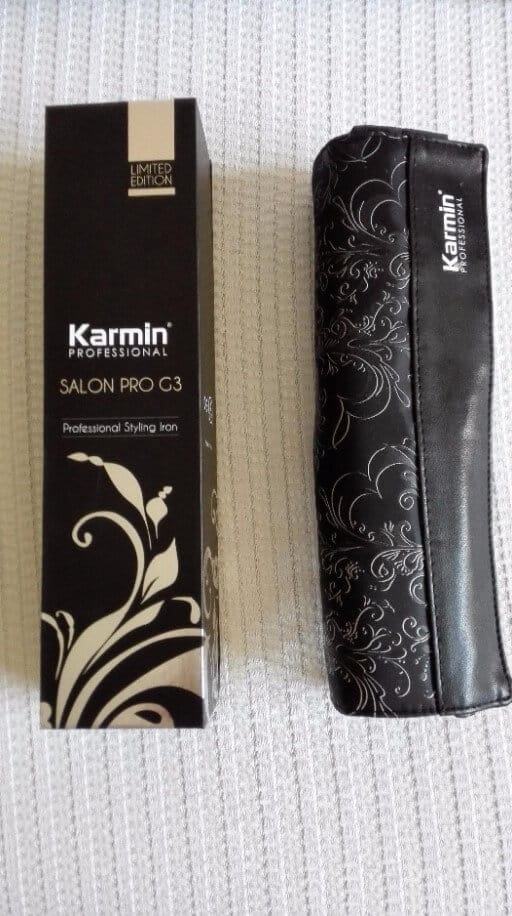 2 KARMIN G3 Salon Pro 1 Plancha de pelo Karmin SALON PRO G3 en elegante caja.