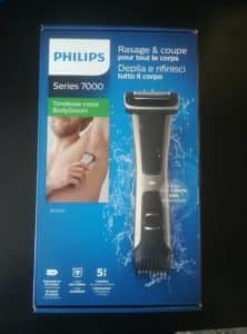Afeitadora y cortadora corporal Philips Series 7000.