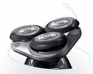 Ejemplo de cabezal rotatorio Philips AquaTouch